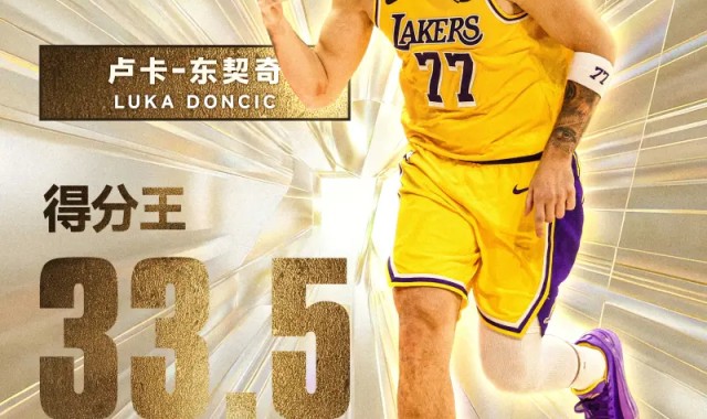 PG电子官方入口-得分王x2！卢卡-东契奇以场均33.5分荣膺赛季得分王
